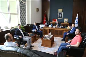 Rektör Şahin’e Tebrik Ziyaretleri 
