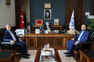 Rektör Şahin’e Tebrik Ziyaretleri 